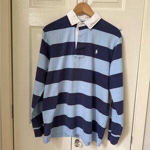 Polo Ralph Lauren blue Iconic Rugby Shirt Size M